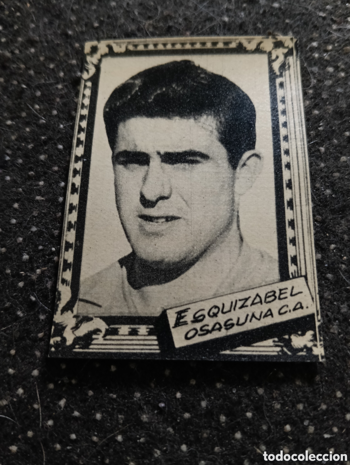 Cromos de f&uacute;tbol: ESQUIZABEL - OSASUNA CLUB DE F&Uacute;TBOL- CROMO LIGA 1959 1960 - ALBUM FHER DISGRA, sin pegar, en muy bue