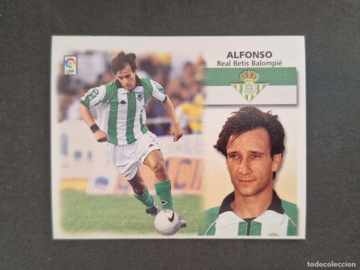 Cromos de f&uacute;tbol: L4 ALFONSO REAL BETIS BALOMPIE LIGA ESTE 1999 2000 99 00 NUNCA PEGADO SIN PEGAR