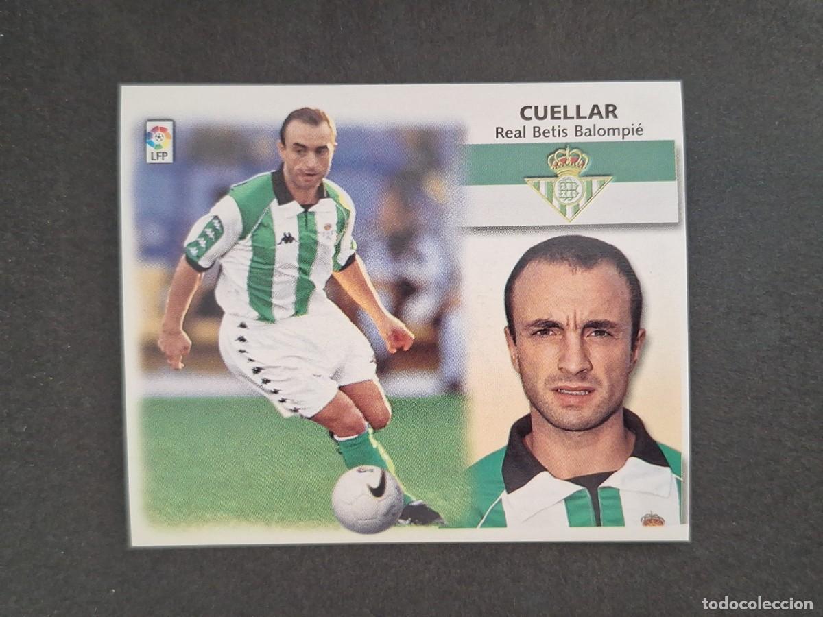 Cromos de f&uacute;tbol: L4 CUELLAR REAL BETIS BALOMPIE LIGA ESTE 1999 2000 99 00 NUNCA PEGADO SIN PEGAR