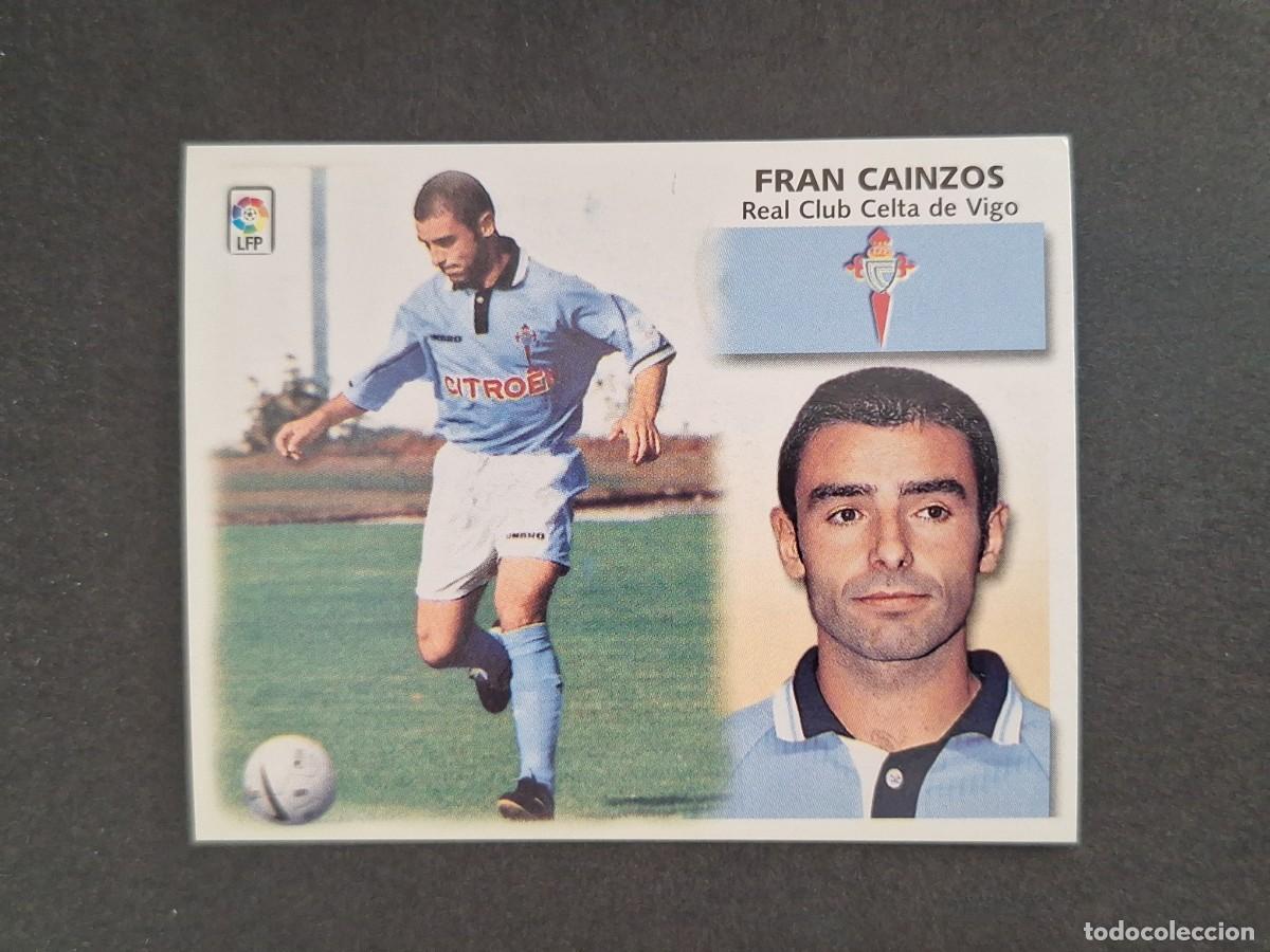 Cromos de f&uacute;tbol: L4 FRAN CAINZOS CELTA DE VIGO LIGA ESTE 1999 2000 99 00 NUNCA PEGADO SIN PEGAR