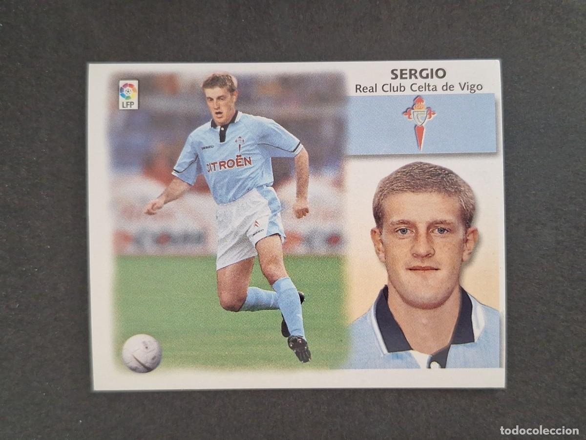 Cromos de f&uacute;tbol: L4 SERGIO CELTA DE VIGO LIGA ESTE 1999 2000 99 00 NUNCA PEGADO SIN PEGAR