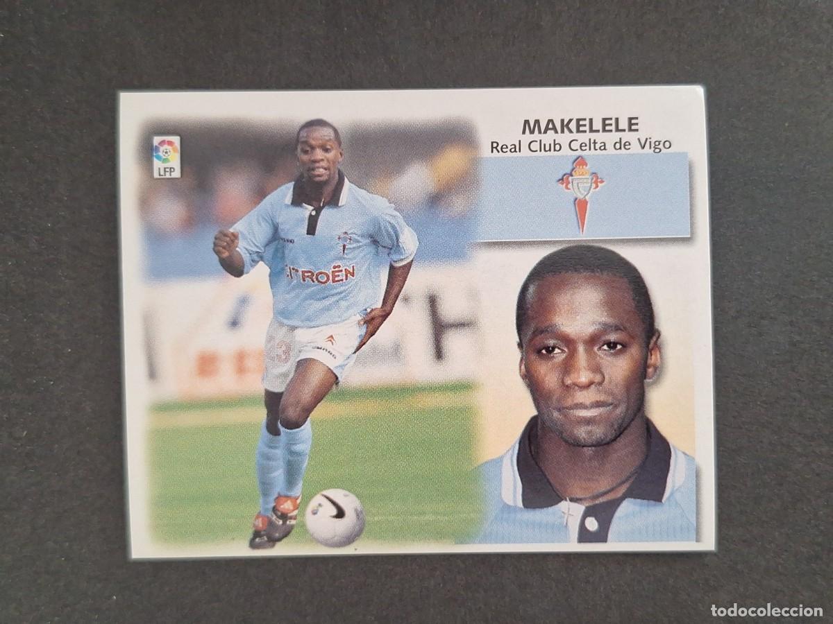 Cromos de f&uacute;tbol: L4 MAKELELE CELTA DE VIGO LIGA ESTE 1999 2000 99 00 NUNCA PEGADO SIN PEGAR