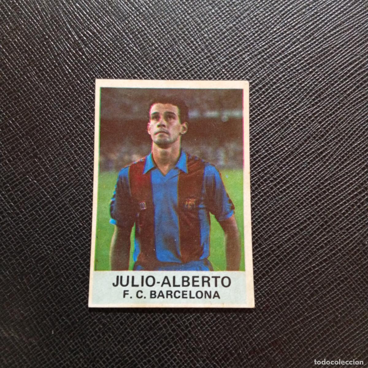 Cromos de f&uacute;tbol: JULIO ALBERTO BARCELONA MATEO MIRETE 1982 1983 CROMO FUTBOL 82 83 - DESPEGADO - A13 PG388