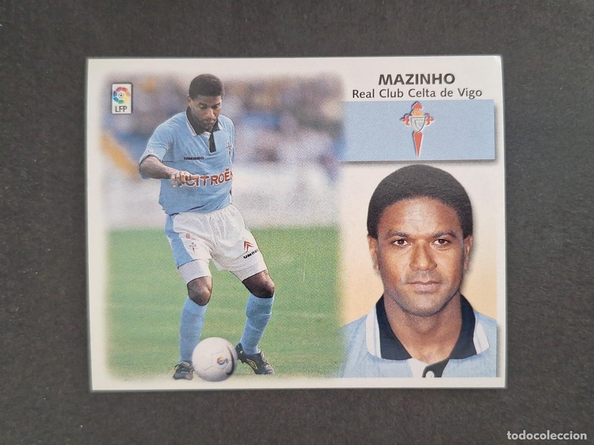 Cromos de f&uacute;tbol: L4 MAZINHO CELTA DE VIGO LIGA ESTE 1999 2000 99 00 NUNCA PEGADO SIN PEGAR
