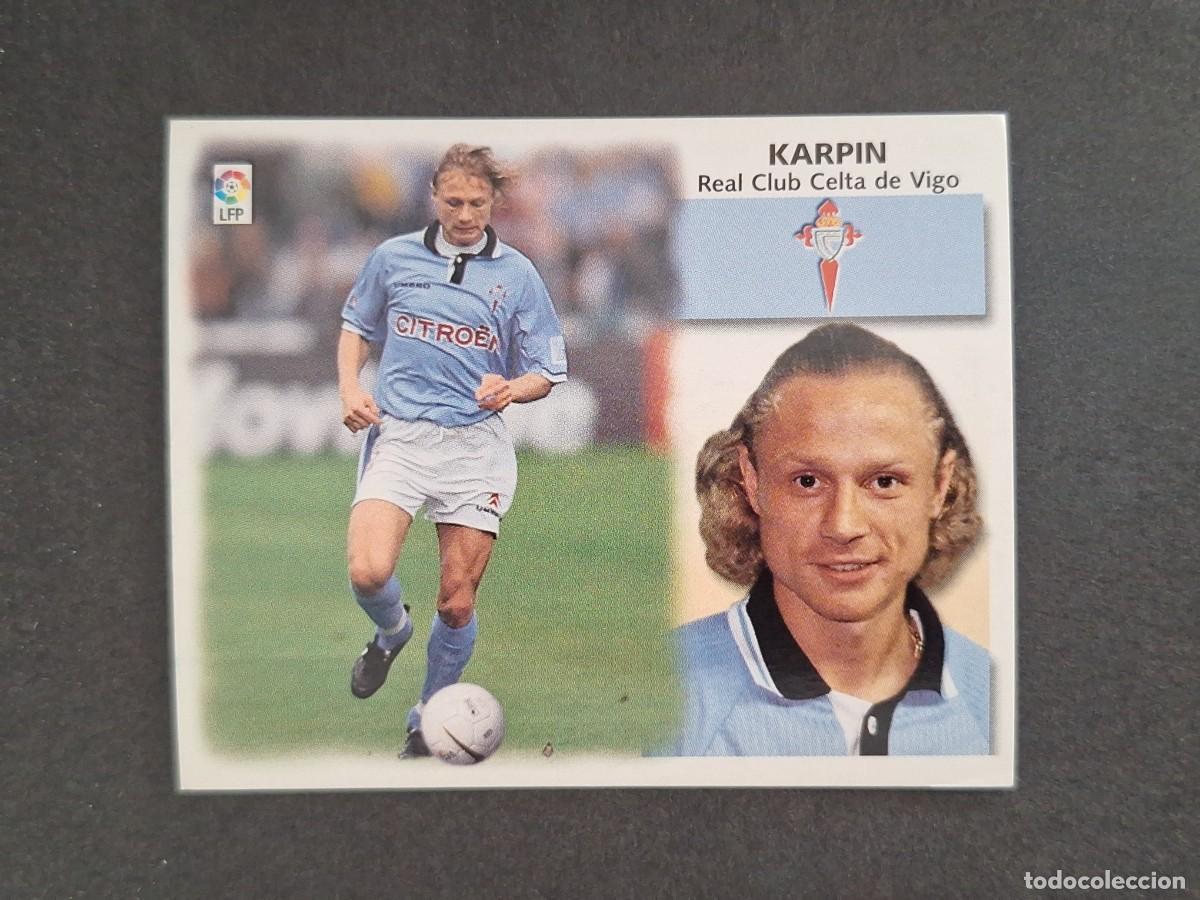 Cromos de f&uacute;tbol: L4 KARPIN CELTA DE VIGO LIGA ESTE 1999 2000 99 00 NUNCA PEGADO SIN PEGAR