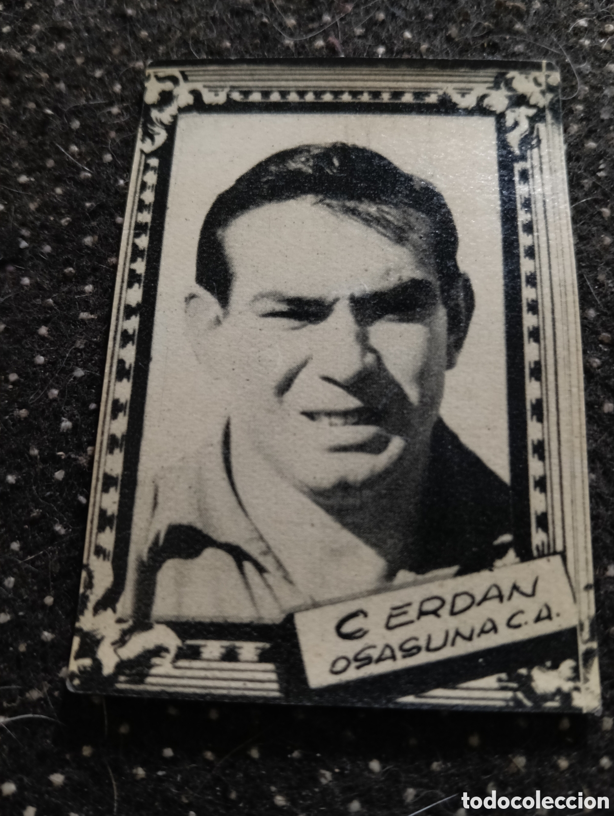 Cromos de f&uacute;tbol: CERDAN - OSASUNA CLUB DE F&Uacute;TBOL- CROMO LIGA 1959 1960 - ALBUM FHER DISGRA, sin pegar, en muy buen es
