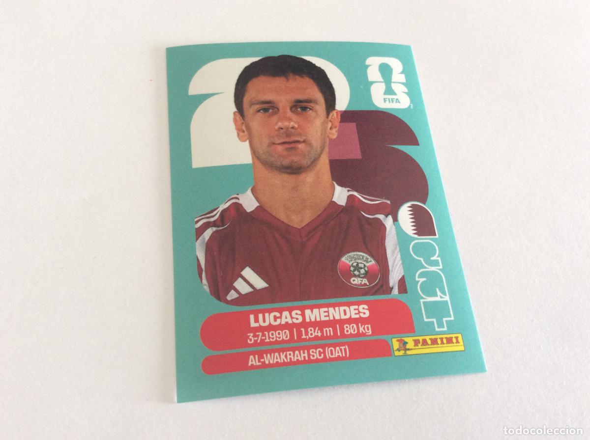 Cromos de f&uacute;tbol: QAT4 QAT 4 Lucas Mendes Qatar Sticker Cromo FIFA World Cup 2026 26 Panini Mundial