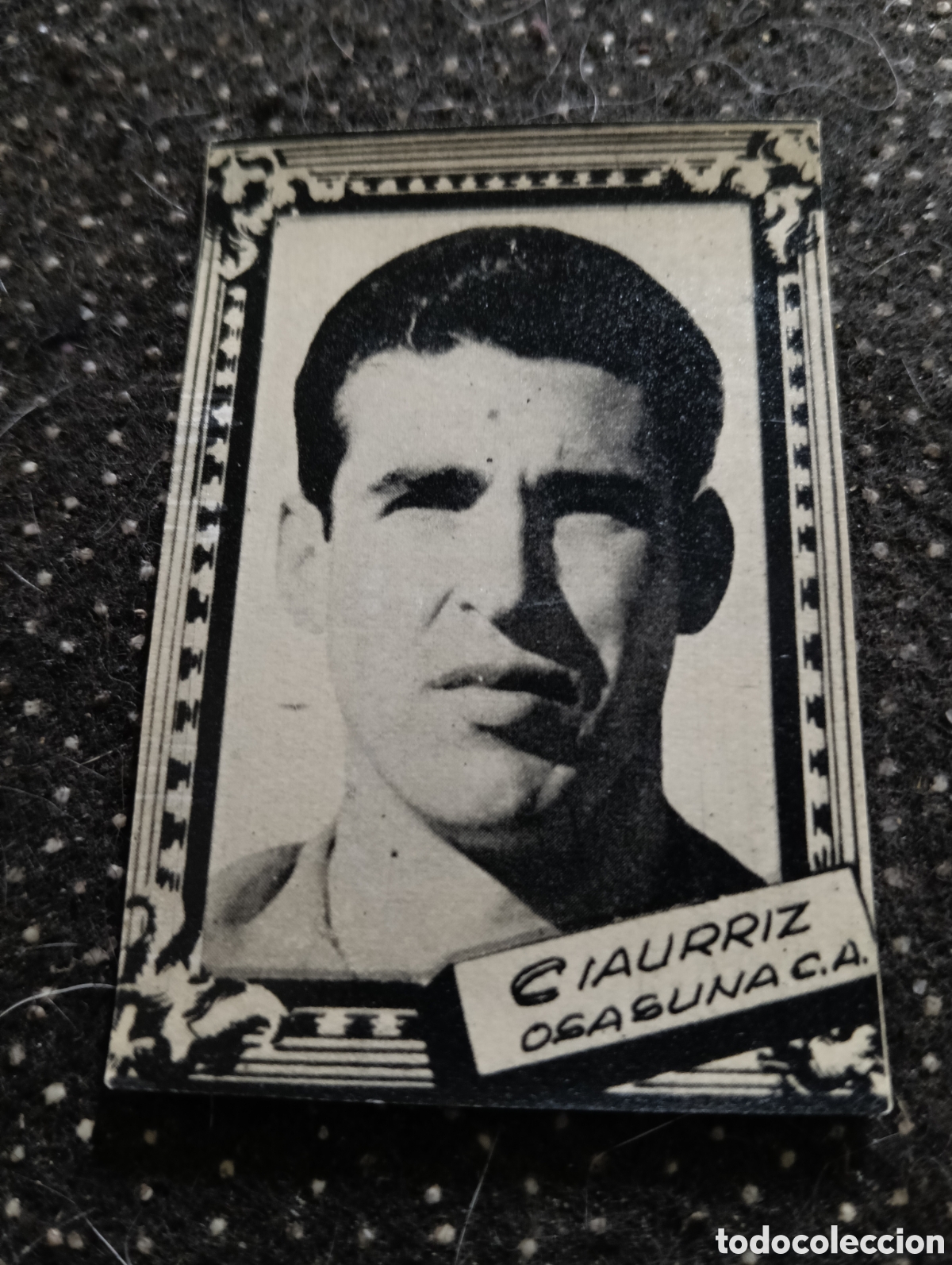 Fu&szlig;ball-Sticker: CIAURRIZ - OSASUNA CLUB DE F&Uacute;TBOL- CROMO LIGA 1959 1960 - ALBUM FHER DISGRA, sin pegar, en muy buen