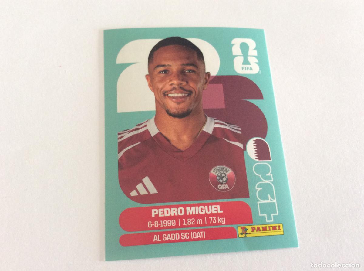 Fu&szlig;ball-Sticker: QAT7 QAT 7 Pedro Miguel Qatar Sticker Cromo FIFA World Cup 2026 26 Panini Mundial