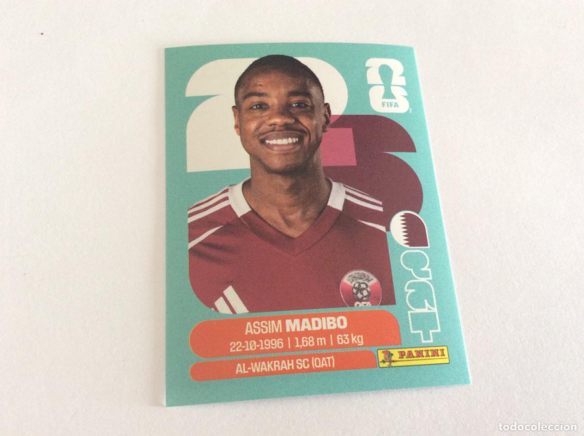 Football Stickers: QAT11 QAT 11 Assim Madibo Qatar Sticker Cromo FIFA World Cup 2026 26 Panini Mundial
