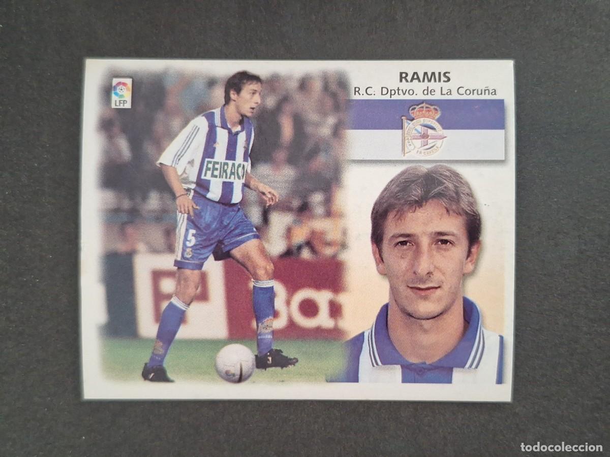 Fu&szlig;ball-Sticker: L4 RAMIS DEPORTIVO DE LA CORU&Ntilde;A LIGA ESTE 1999 2000 99 00 NUNCA PEGADO SIN PEGAR