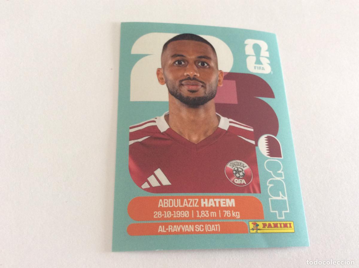 Cromos de Futebol: QAT15 QAT 15 Abdulaziz Hatem Qatar Sticker Cromo FIFA World Cup 2026 26 Panini Mundial
