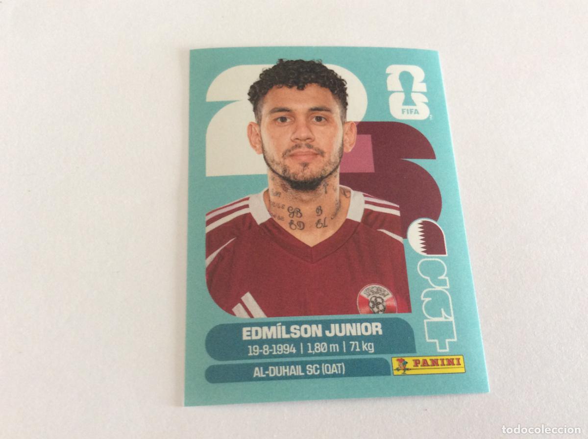 Cromos de Futebol: QAT17 QAT 17 Edmilson Junior Qatar Sticker Cromo FIFA World Cup 2026 26 Panini Mundial