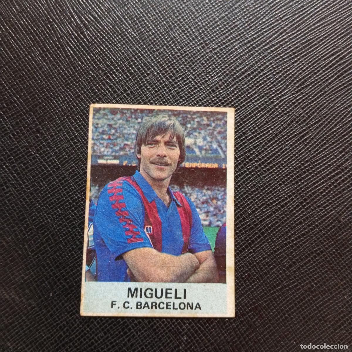 Cromos de Futebol: MIGUELI BARCELONA MATEO MIRETE 1982 1983 CROMO FUTBOL 82 83 - DESPEGADO - A13 PG388