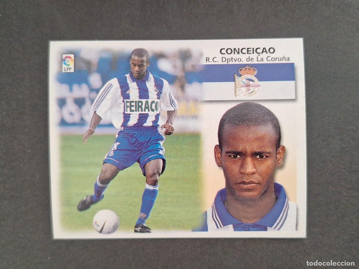 Cromos de f&uacute;tbol: L4 CONCEI&Ccedil;AO DEPORTIVO DE LA CORU&Ntilde;A LIGA ESTE 1999 2000 99 00 NUNCA PEGADO SIN PEGAR