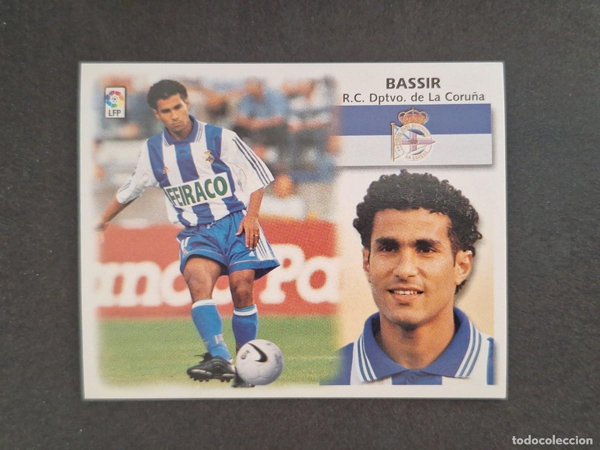 Cromos de f&uacute;tbol: L4 BASSIR DEPORTIVO DE LA CORU&Ntilde;A LIGA ESTE 1999 2000 99 00 NUNCA PEGADO SIN PEGAR