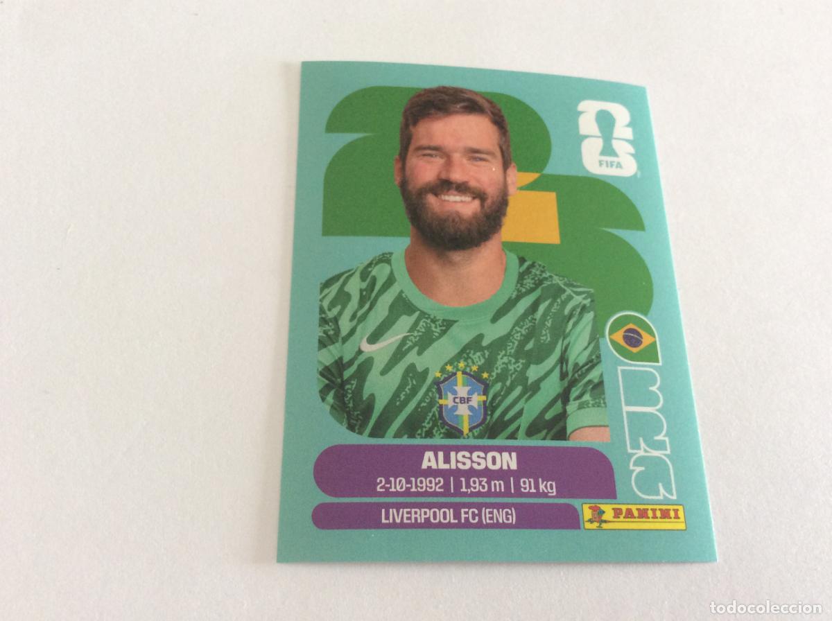 Cromos de f&uacute;tbol: BRA2 BRA 2 Alisson Brasil Sticker Cromo FIFA World Cup 2026 26 Panini Mundial