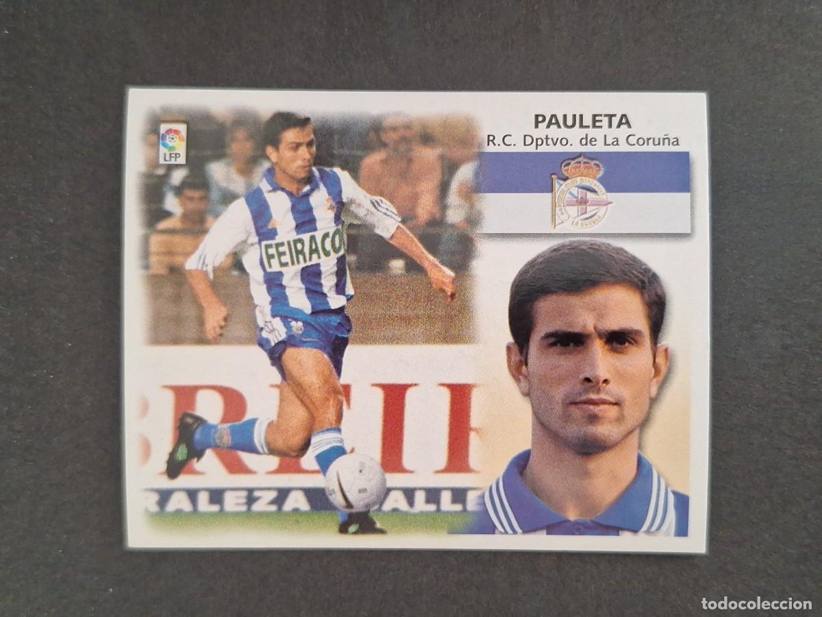 Cromos de f&uacute;tbol: L4 PAULETA DEPORTIVO DE LA CORU&Ntilde;A LIGA ESTE 1999 2000 99 00 NUNCA PEGADO SIN PEGAR