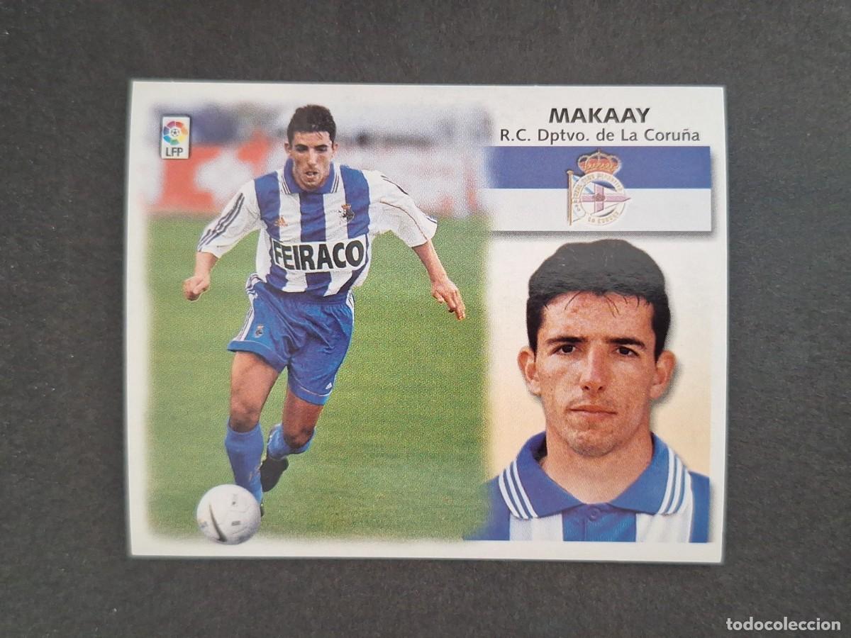 Cromos de f&uacute;tbol: L4 MAKAAY DEPORTIVO DE LA CORU&Ntilde;A LIGA ESTE 1999 2000 99 00 NUNCA PEGADO SIN PEGAR