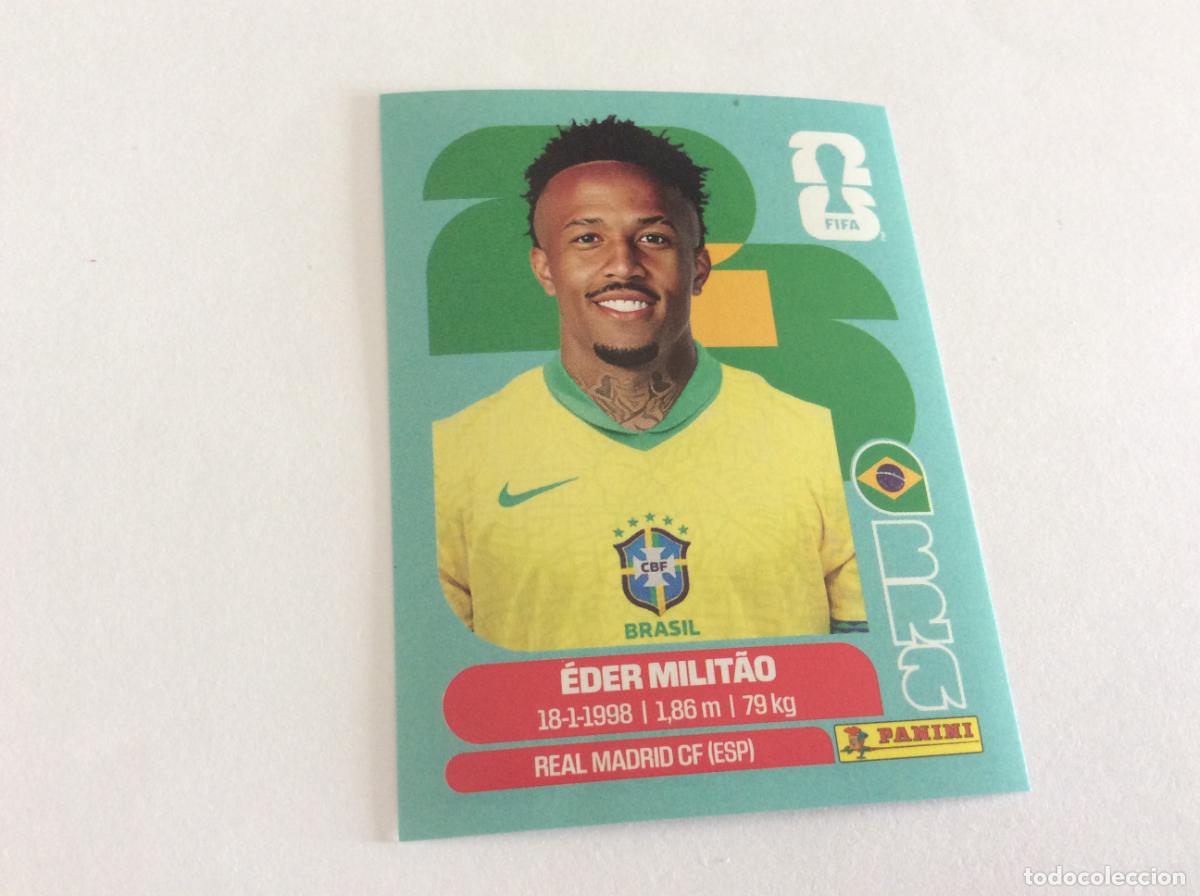Cromos de f&uacute;tbol: BRA5 BRA 5 &Eacute;der Milit&atilde;o Brasil Sticker Cromo FIFA World Cup 2026 26 Panini Mundial