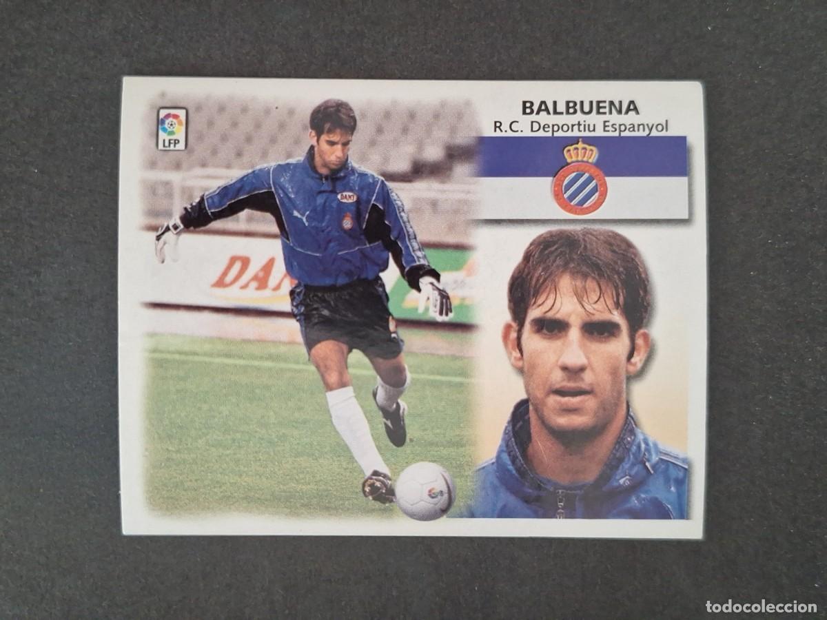 Football Stickers: L4 BALBUENA R. C. D. ESPA&Ntilde;OL LIGA ESTE 1999 2000 99 00 NUNCA PEGADO SIN PEGAR