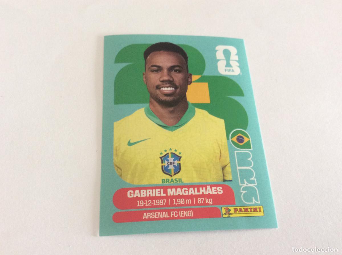 Football Stickers: BRA6 BRA 6 Gabriel Magalh&atilde;es Brasil Sticker Cromo FIFA World Cup 2026 26 Panini Mundial