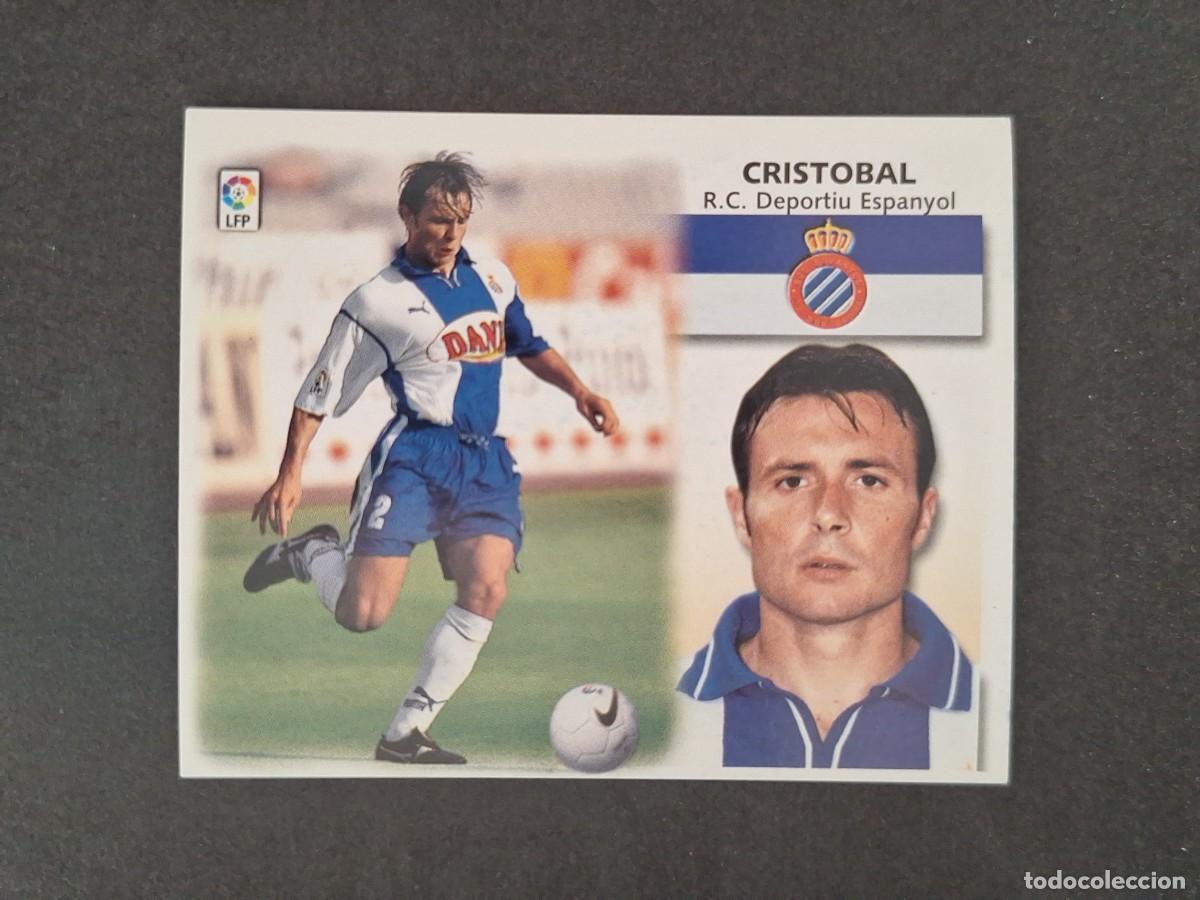 Football Stickers: L4 CRISTOBAL R. C. D. ESPA&Ntilde;OL LIGA ESTE 1999 2000 99 00 NUNCA PEGADO SIN PEGAR