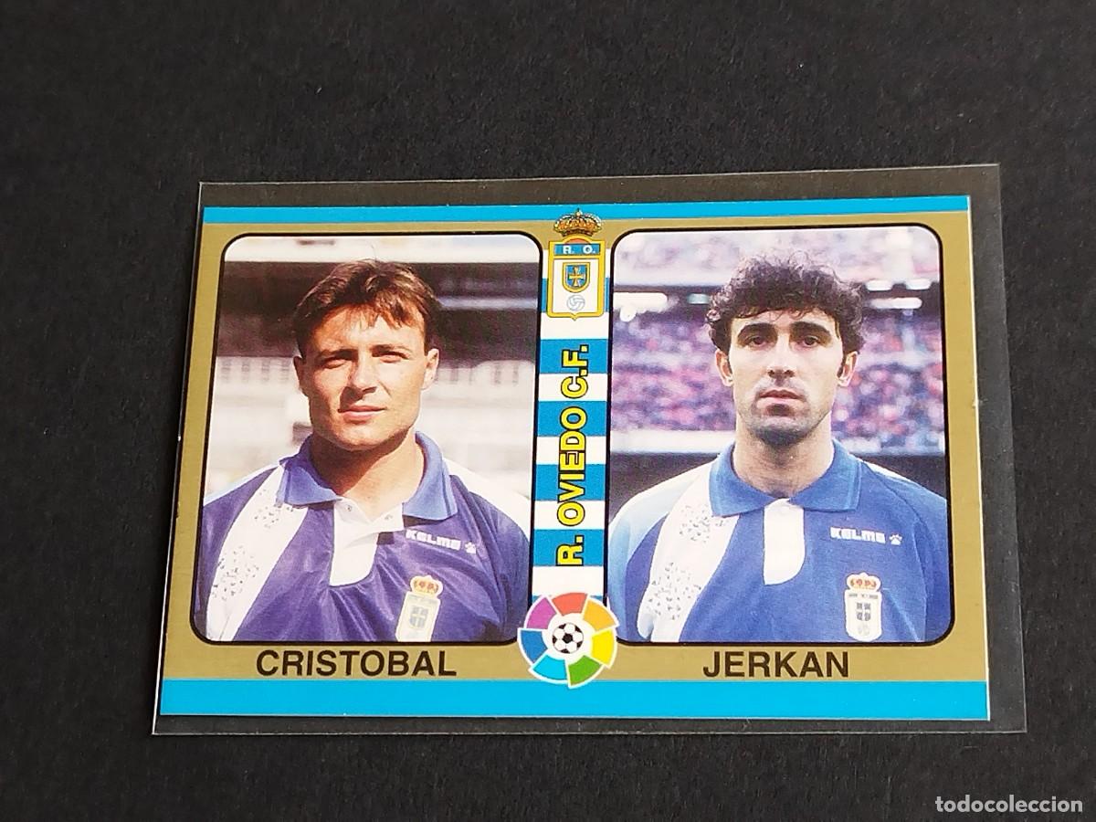 Cromos de f&uacute;tbol: CRISTOBAL JERKAN #74 REAL OVIEDO CF - MUNDICROMO FUTBOL TOTAL LA LIGA 1994 1995 - MC SPORT 94 95