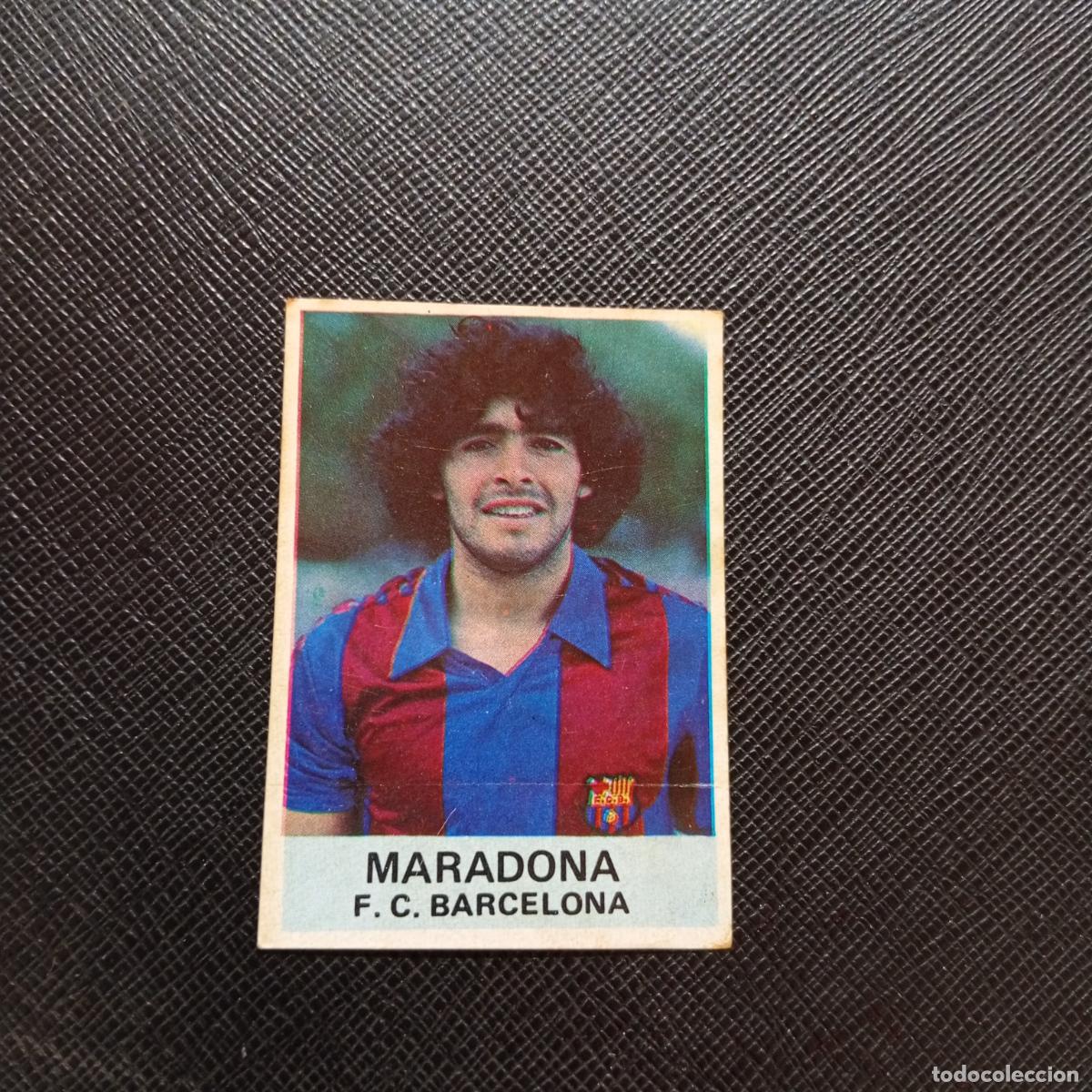 Cromos de f&uacute;tbol: MARADONA BARCELONA MATEO MIRETE 1982 1983 CROMO FUTBOL 82 83 - DESPEGADO - A13 PG442