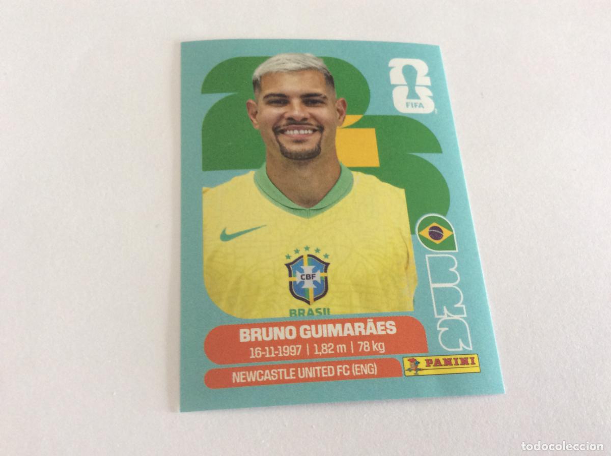 Cromos de f&uacute;tbol: BRA11 BRA 11 Bruno Guimar&atilde;es Brasil Sticker Cromo FIFA World Cup 2026 26 Panini Mundial
