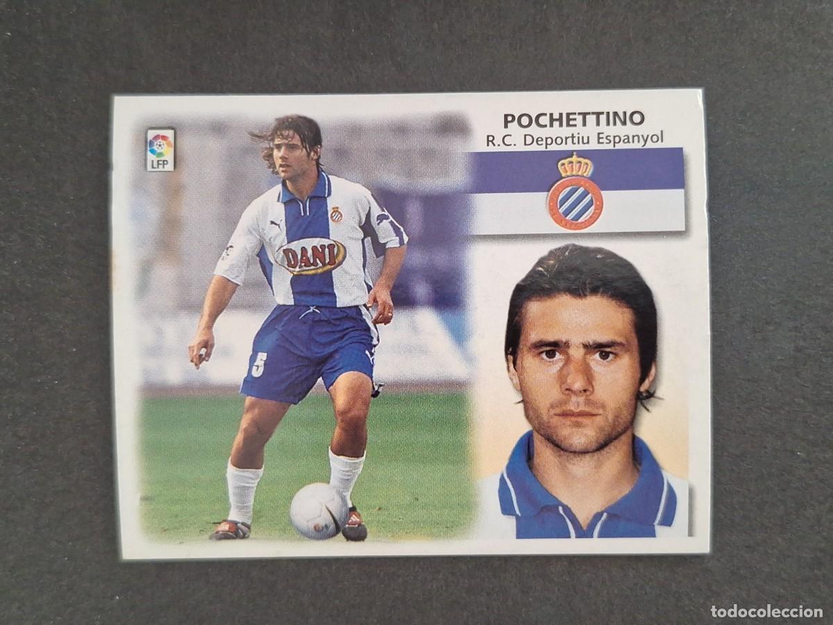 Cromos de f&uacute;tbol: L4 POCHETTINO R. C. D. ESPA&Ntilde;OL LIGA ESTE 1999 2000 99 00 NUNCA PEGADO SIN PEGAR