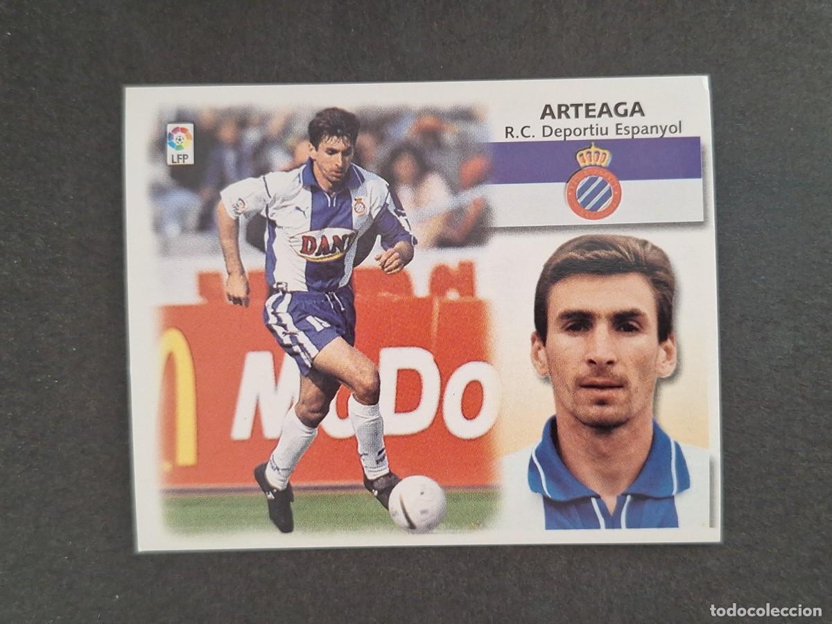 Cromos de f&uacute;tbol: L4 ARTEAGA R. C. D. ESPA&Ntilde;OL LIGA ESTE 1999 2000 99 00 NUNCA PEGADO SIN PEGAR