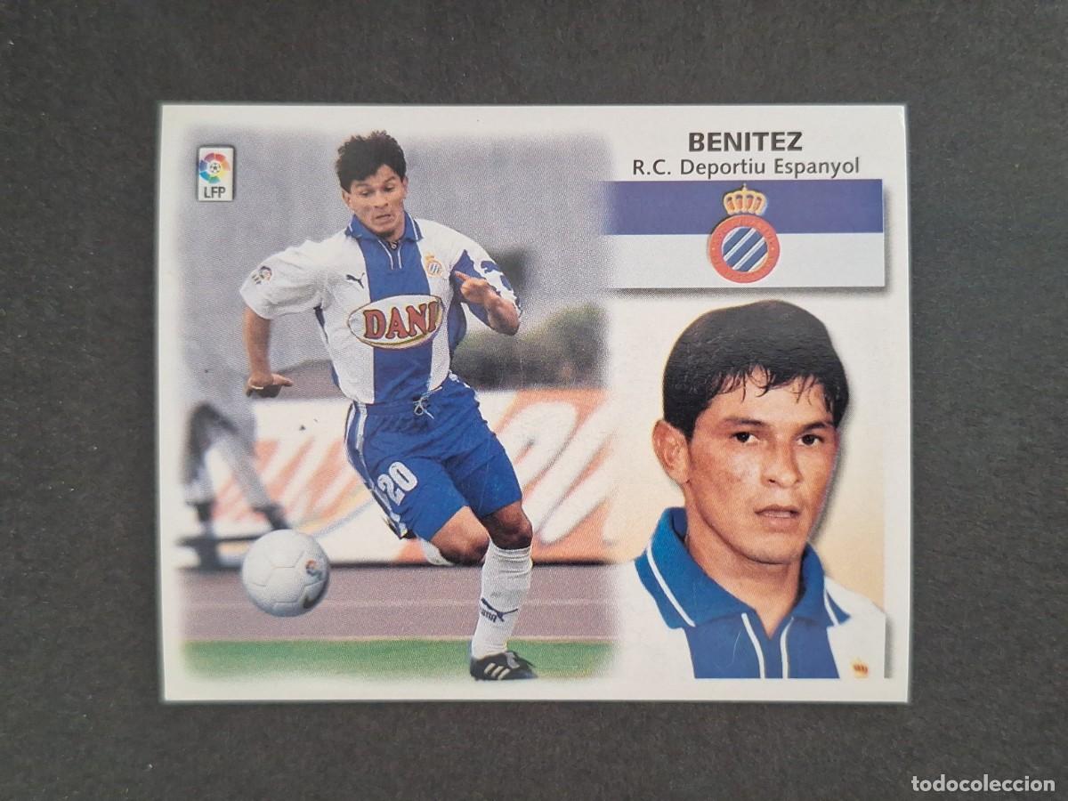 Cromos de f&uacute;tbol: L4 BENITEZ R. C. D. ESPA&Ntilde;OL LIGA ESTE 1999 2000 99 00 NUNCA PEGADO SIN PEGAR