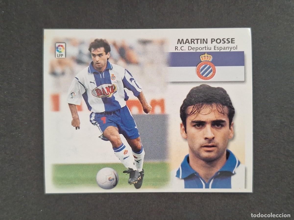 Cromos de f&uacute;tbol: L4 MARTIN POSSE R. C. D. ESPA&Ntilde;OL LIGA ESTE 1999 2000 99 00 NUNCA PEGADO SIN PEGAR