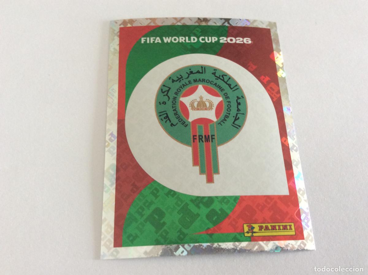 Cromos de f&uacute;tbol: MAR1 MAR 1 Escudo Marruecos Sticker Cromo FIFA World Cup 2026 26 Panini Mundial