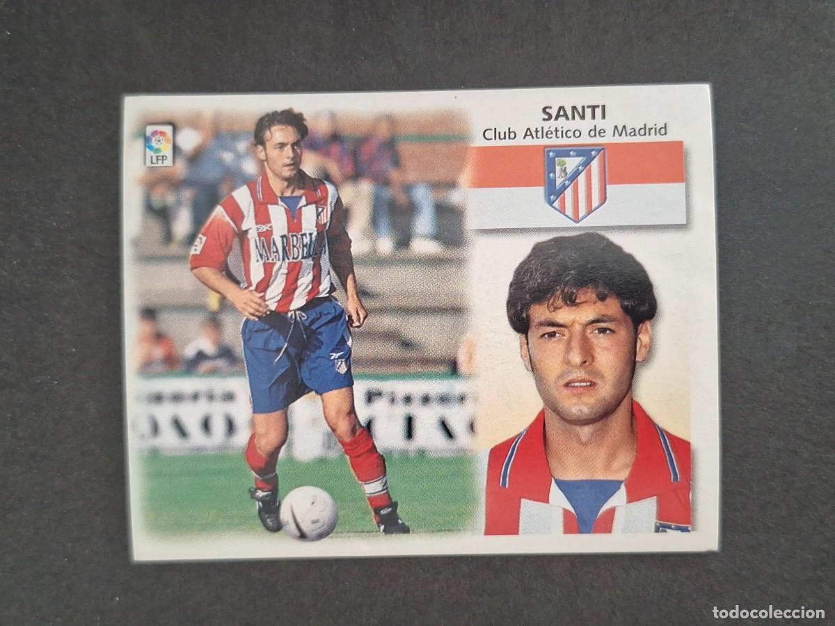 Cromos de f&uacute;tbol: L4 SANTI ATLETICO DE MADRID LIGA ESTE 1999 2000 99 00 NUNCA PEGADO SIN PEGAR