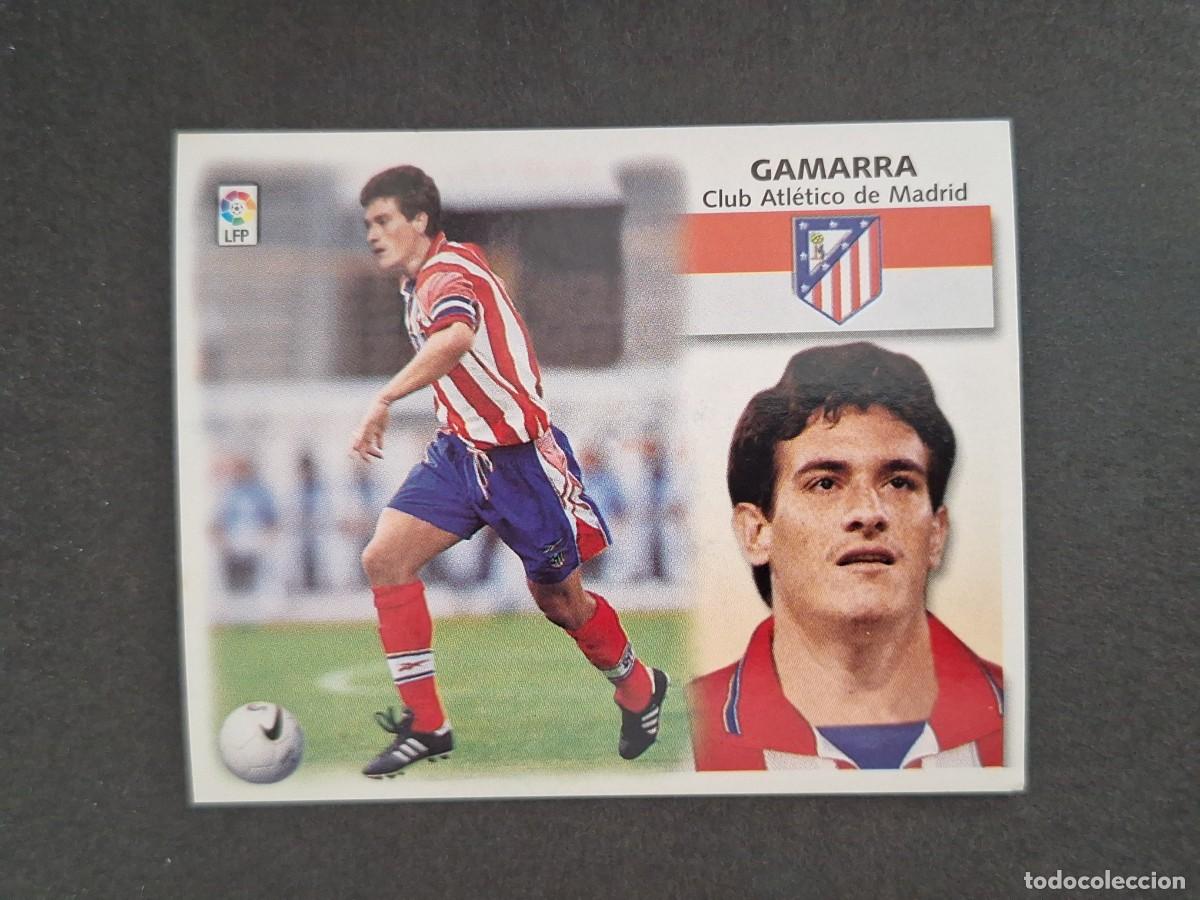 Cromos de f&uacute;tbol: L4 GAMARRA ATLETICO DE MADRID LIGA ESTE 1999 2000 99 00 NUNCA PEGADO SIN PEGAR