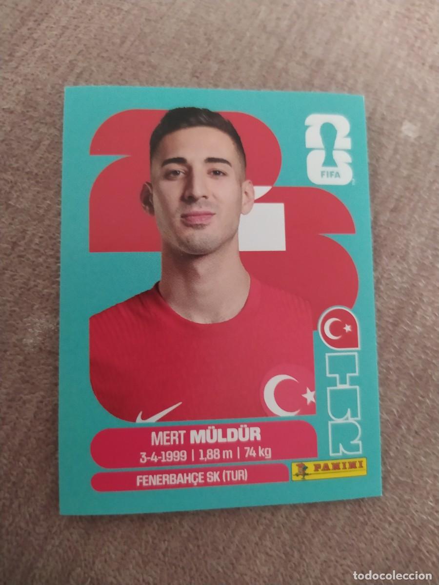 Cromos de f&uacute;tbol: TUR 03 Mert MULDUR Turqu&iacute;a Mundial 2026 Panini