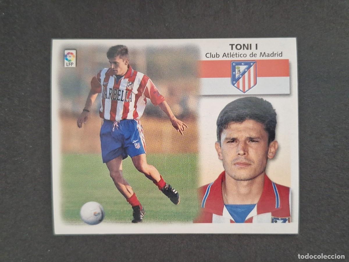 Cromos de f&uacute;tbol: L4 TONI I ATLETICO DE MADRID LIGA ESTE 1999 2000 99 00 NUNCA PEGADO SIN PEGAR