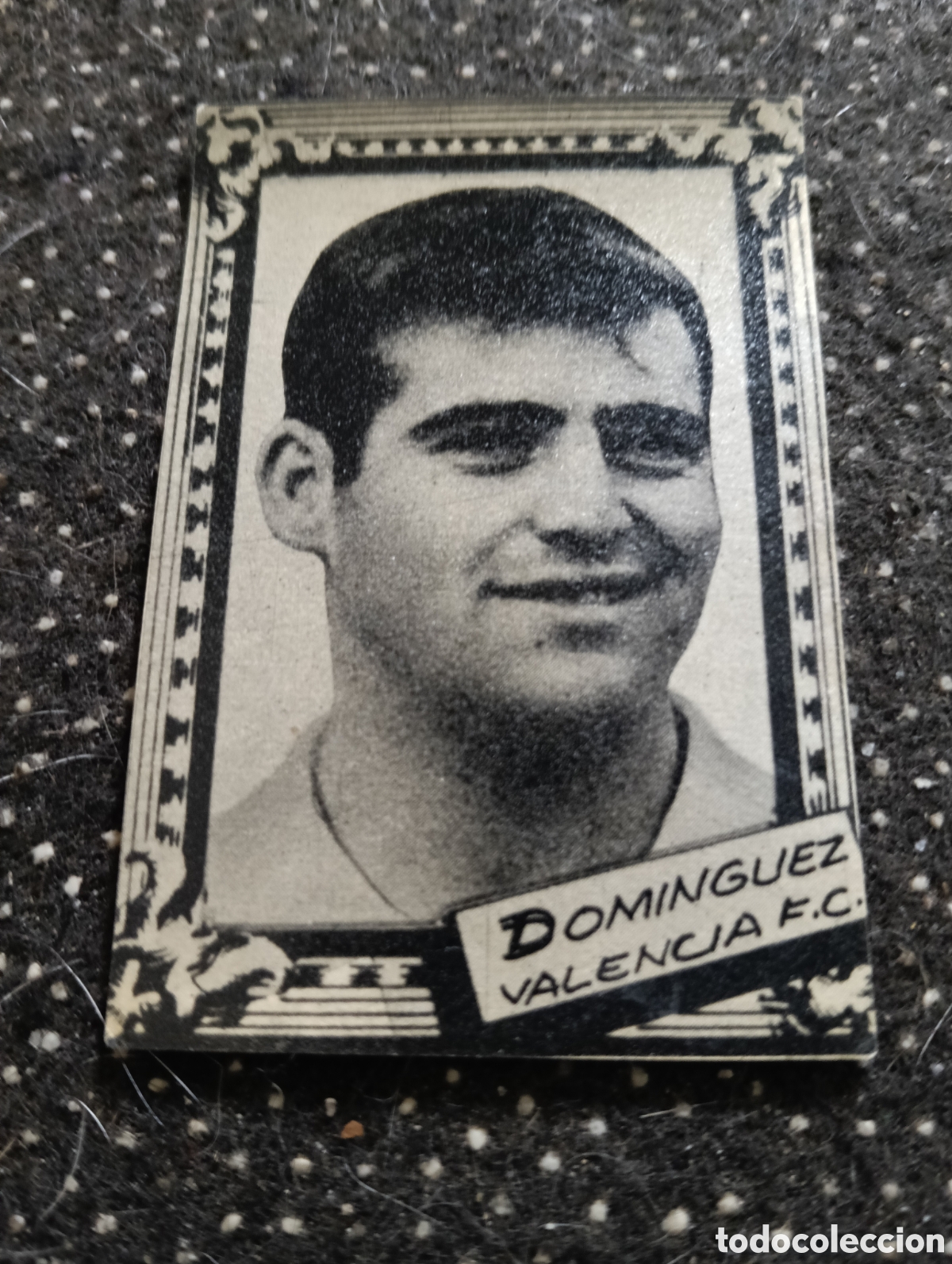 Cromos de f&uacute;tbol: DOMINGUEZ - VALENCIA FUTBOL CLUB - CROMO LIGA 1959 1960 - ALBUM FHER DISGRA, sin pegar, en muy buen