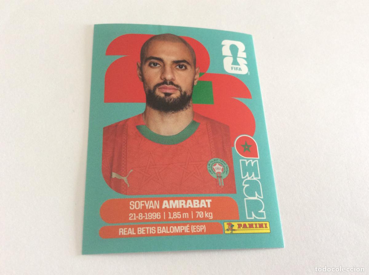 Cromos de f&uacute;tbol: MAR10 MAR 10 Sofyan Amrabat Marruecos Sticker Cromo FIFA World Cup 2026 26 Panini Mundial