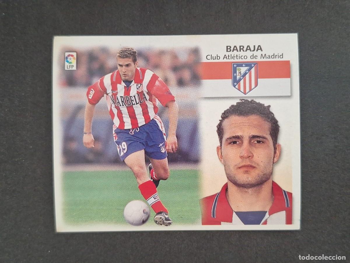 Cromos de f&uacute;tbol: L4 BARAJA ATLETICO DE MADRID LIGA ESTE 1999 2000 99 00 NUNCA PEGADO SIN PEGAR
