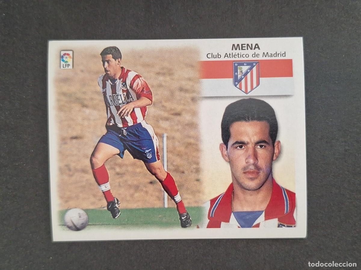 Cromos de f&uacute;tbol: L4 MENA ATLETICO DE MADRID LIGA ESTE 1999 2000 99 00 NUNCA PEGADO SIN PEGAR