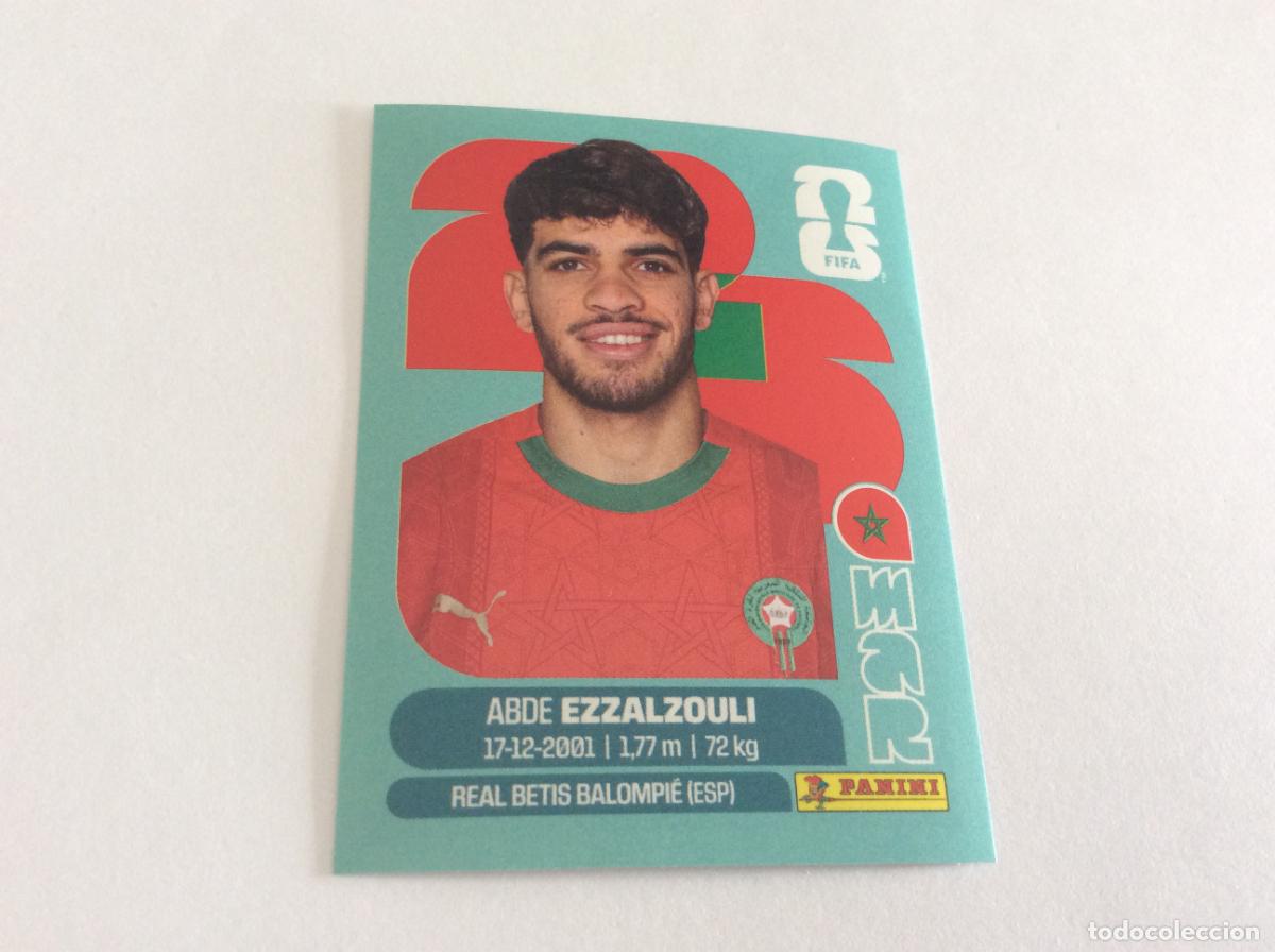 Cromos de f&uacute;tbol: MAR17 MAR 17 Abde Ezzalzouli Marruecos Sticker Cromo FIFA World Cup 2026 26 Panini Mundial