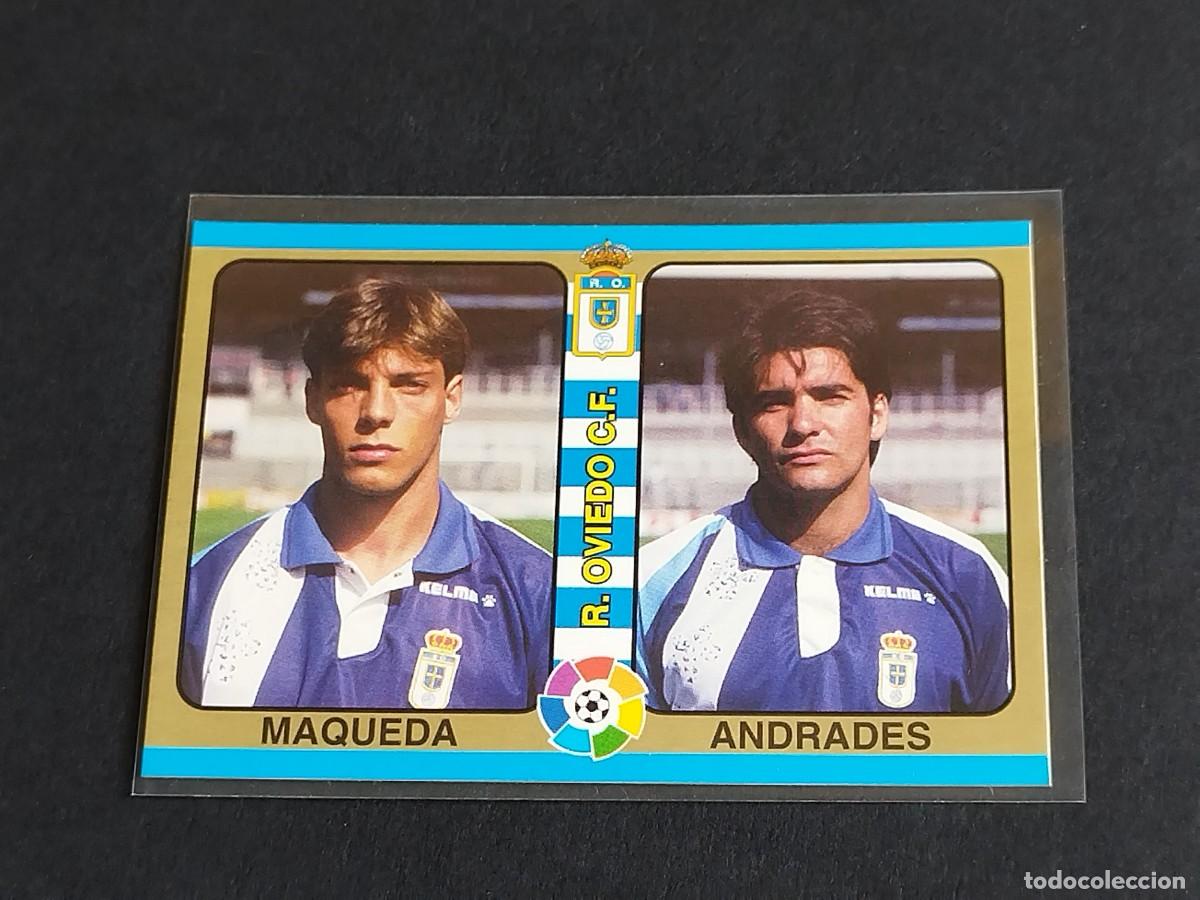 Fu&szlig;ball-Sticker: MAQUEDA ANDRADES #81 REAL OVIEDO CF - MUNDICROMO FUTBOL TOTAL LA LIGA 1994 1995 - MC SPORT 94 95