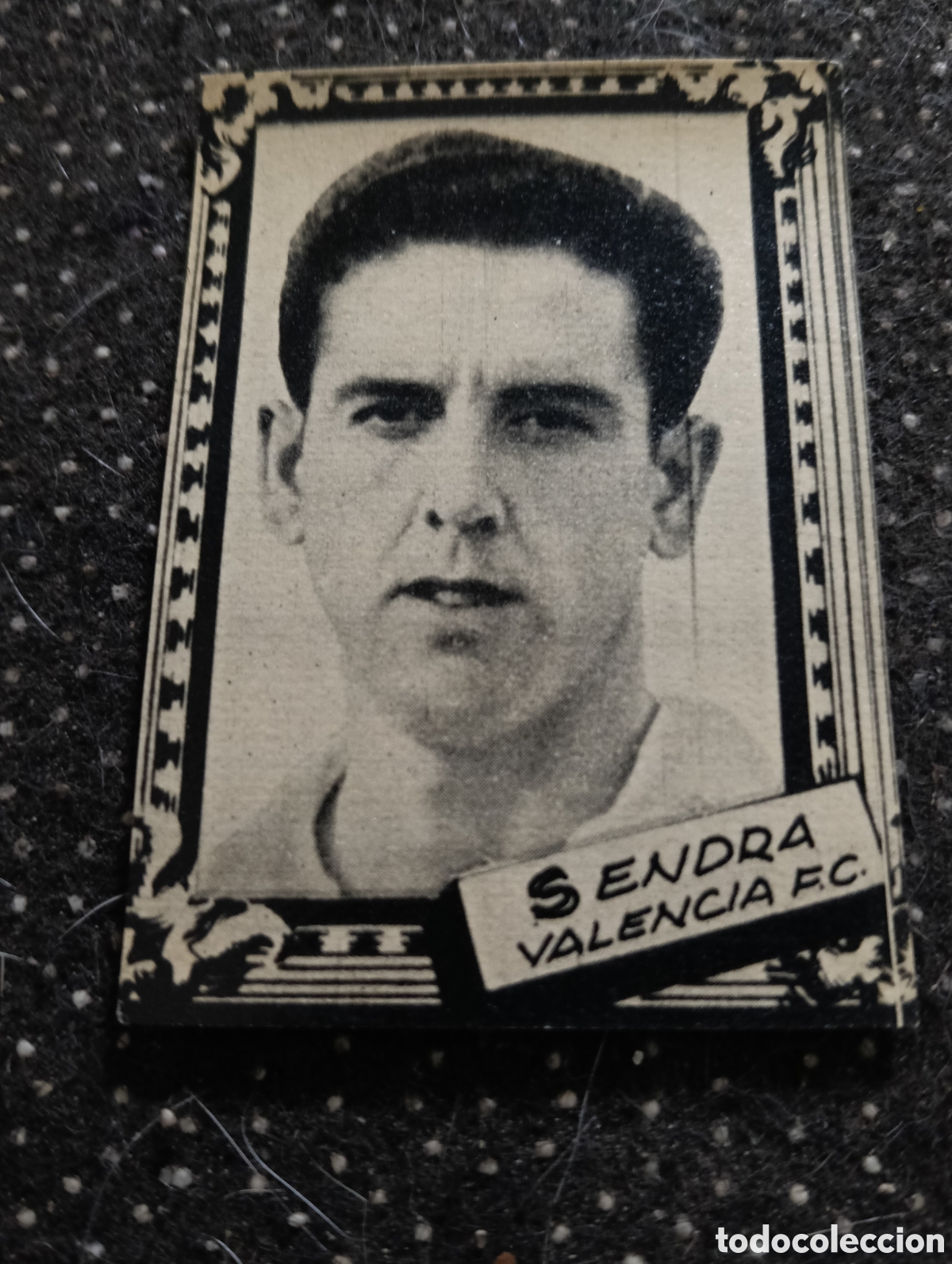 Fu&szlig;ball-Sticker: SENDRA - VALENCIA FUTBOL CLUB - CROMO LIGA 1959 1960 - ALBUM FHER DISGRA, sin pegar, en muy buen est