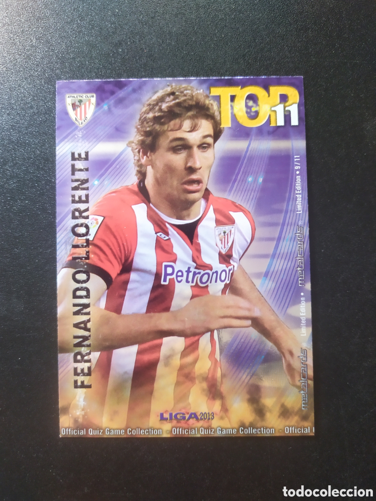 Cromos de f&uacute;tbol: Mundicromo fichas Liga 2012 2013 12 13 Llorente metalcards l&iacute;mited edition top 9/11 Athletic Bilbao