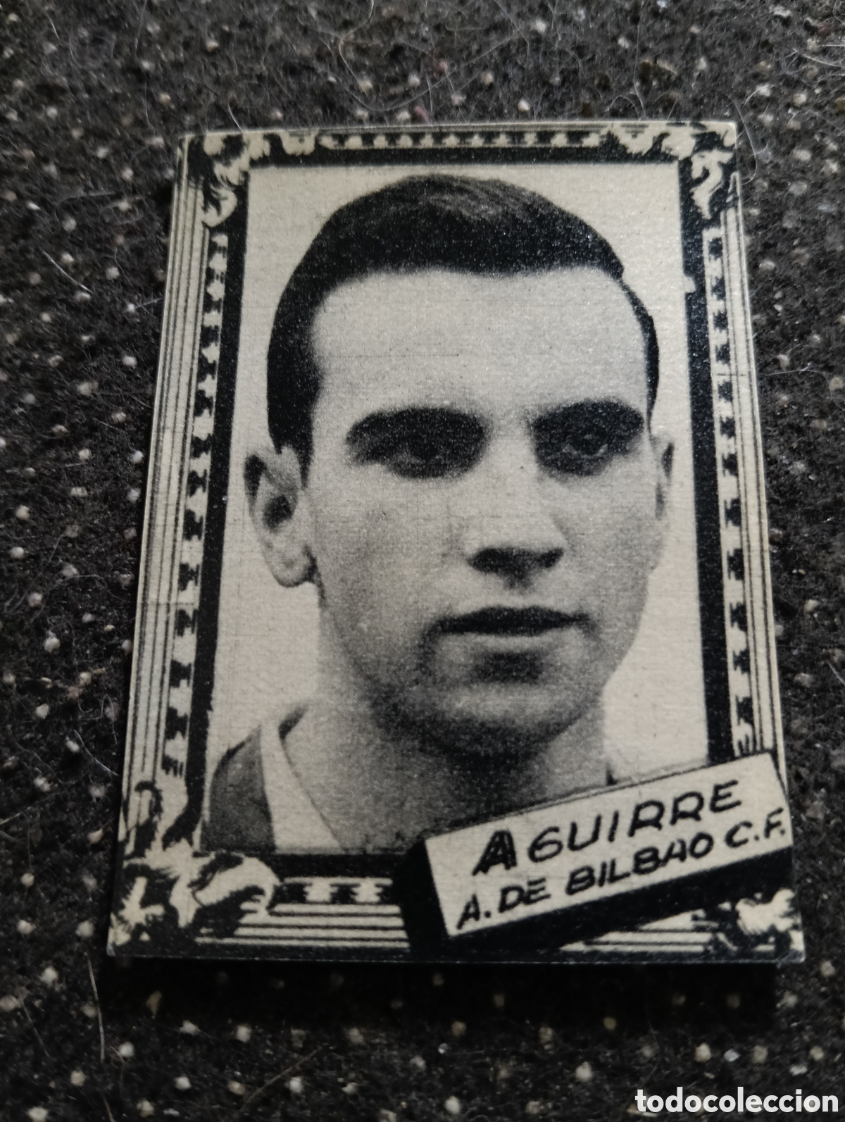 Cromos de f&uacute;tbol: AGUIRRE - ATL&Eacute;TICO DE BILBAO - CROMO LIGA 1959 1960 - ALBUM FHER DISGRA, sin pegar, en muy buen esta