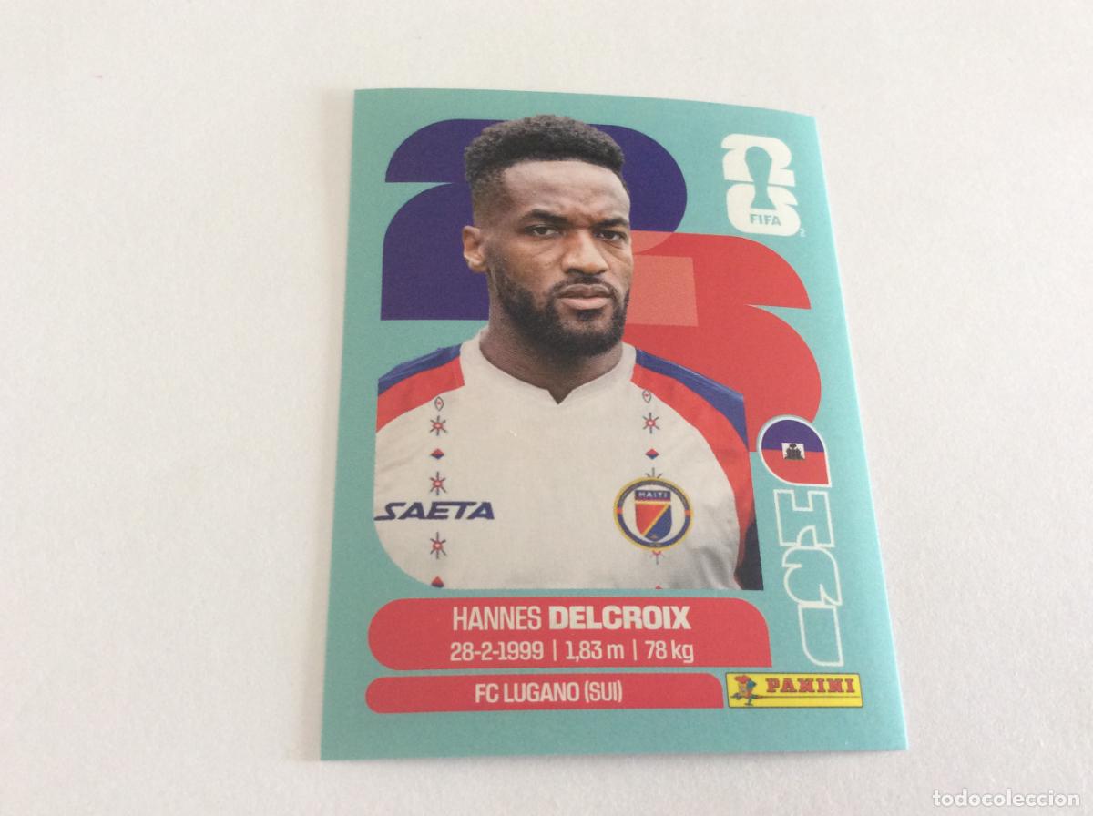 Cromos de f&uacute;tbol: HAI9 HAI 9 Hannes Delcroix Hait&iacute; Sticker Cromo FIFA World Cup 2026 26 Panini Mundial