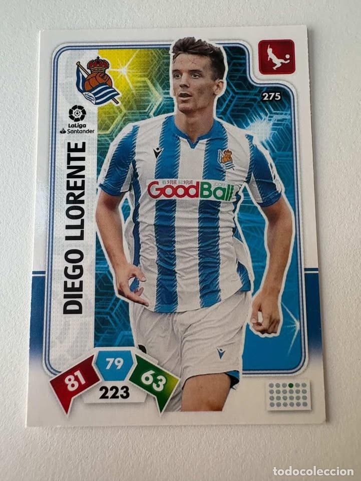 Cromos de f&uacute;tbol: Carta Diego Llorente Real Sociedad 275 Adrenalyn 2019-20